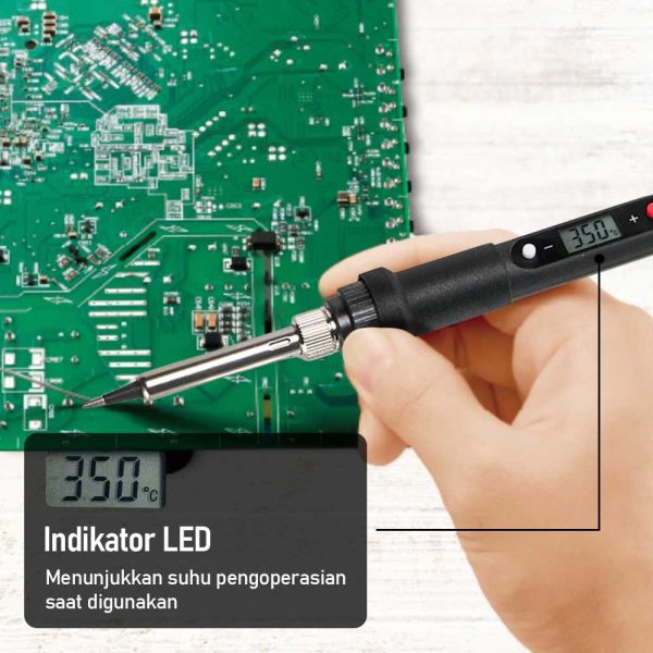Taffware Electric Solder LCD Soldering 80W 220V - 908S
