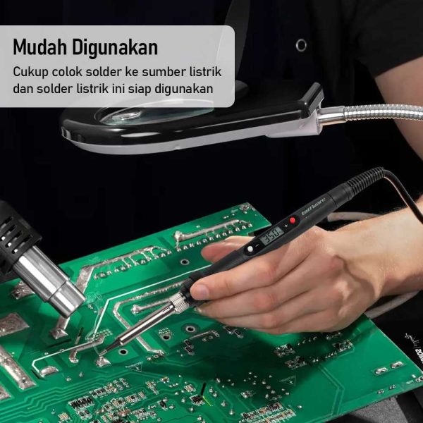Taffware Electric Solder LCD Soldering 80W 220V - 908S