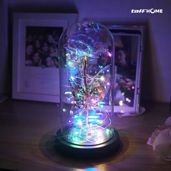 TaffHOME Lampu Meja Hias LED Mawar Galaksi Multicolor - SR142