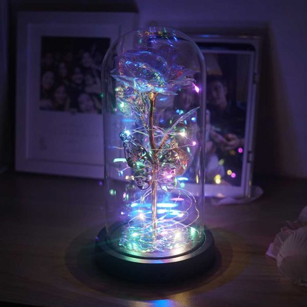 TaffHOME Lampu Meja Hias LED Mawar Galaksi Multicolor - SR142