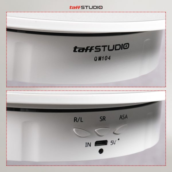 TaffSTUDIO Alas Putar Fotografi Velvet Full Rotating 20cm with Remote - QM104