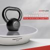 TaffSTUDIO Alas Putar Rotating Turntable Display Stand Mirror Remote - QM104