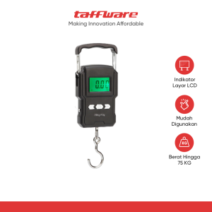 Taffware Digipounds Timbangan Koper Tas Digital Scale 75kg 0.01kg - WH-A27
