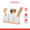 TaffHOME Rak Organizer Dapur Tempat Sendok Garpu 3 Gelas - LL251