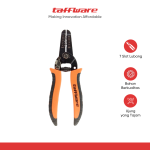 Taffware Tang Pemotong Kabel Wire Stripping Cutter Pliers - JM-CT4-12