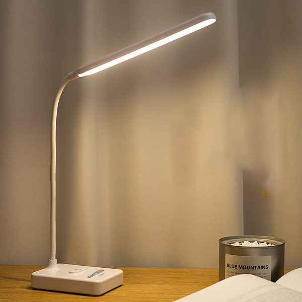TaffLED Lampu Meja Belajar Rechargeable Lamp 30 LED 3 in 1 Color - T1901