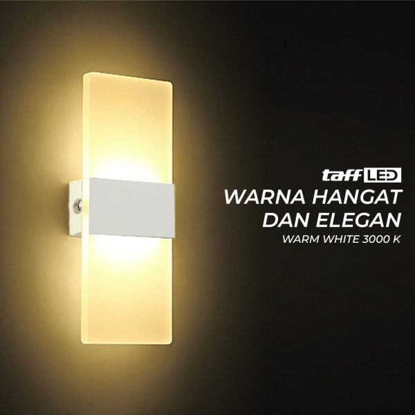 TaffLED Lampu Dinding Hias Rumah LED Corridor Light 6W Warm White - F0011