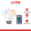 TaffLED Lampu Bohlam RGBW E27 5W dengan Remote Control - A60