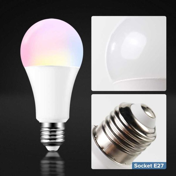 TaffLED Lampu Bohlam RGBW E27 5W dengan Remote Control - A60