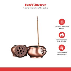 TaffHOME Tempat Dupa Pot Mini Incense Holder 7 Holes Zinc Alloy - YJ-P7