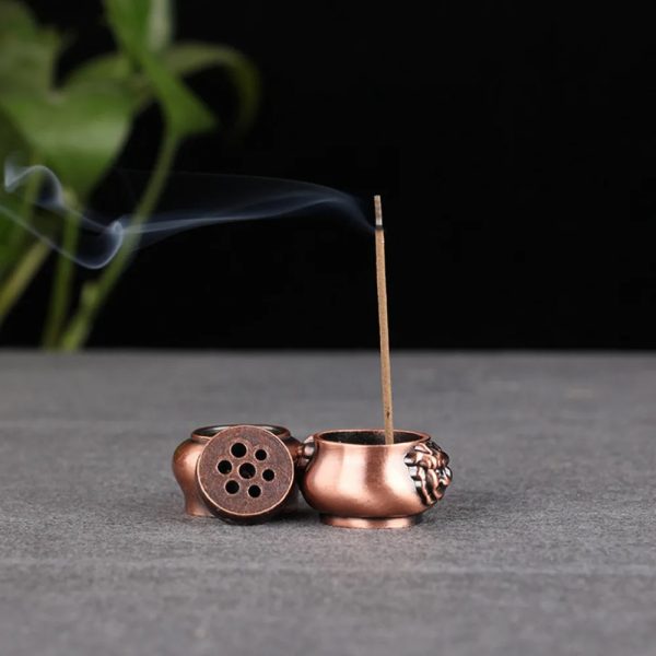 TaffHOME Tempat Dupa Pot Mini Incense Holder 7 Holes Zinc Alloy - YJ-P7