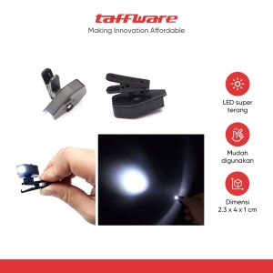 TaffLED  Lampu Baca LED Klip Kacamata Glasses Light 1 PCS - ZMD00165