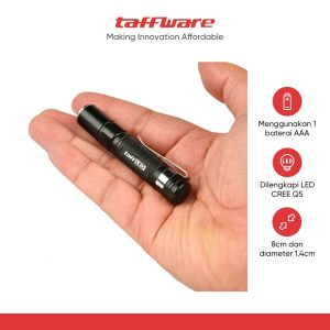 TaffLED Senter LED Mini Cree XPE Q5 2000 Lumens - Mini 864