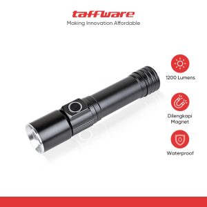 TaffLED Senter LED Mini Flashlight Waterproof Magnetic 1200 Lumens - WT518