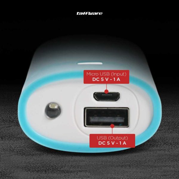 Taffware Case Power Bank DIY untuk 2 PCS 18650 Flat Top - M06