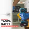 Taffware Bor Listrik Cordless Brushless 1350RPM - LB176