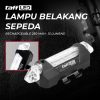 TaffLED Lampu Belakang Sepeda USB Rechargeable 250 mAh 15 Lumens - DC-918