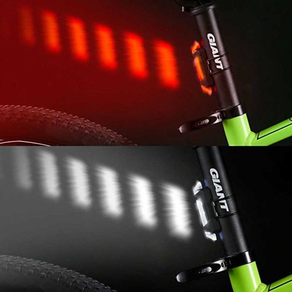 TaffLED Lampu Belakang Sepeda USB Rechargeable 250 mAh 15 Lumens - DC-918