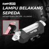 TaffLED Lampu Belakang Sepeda USB Rechargeable 250 mAh 15 Lumens - DC-918