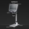 Taffware Mikroskop Digital 3.6MP 600X dengan Monitor & Metal Stand - G600