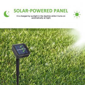 TaffLED Lampu Hias Dekorasi 100 LED with Solar Panel - M071 - Warm White