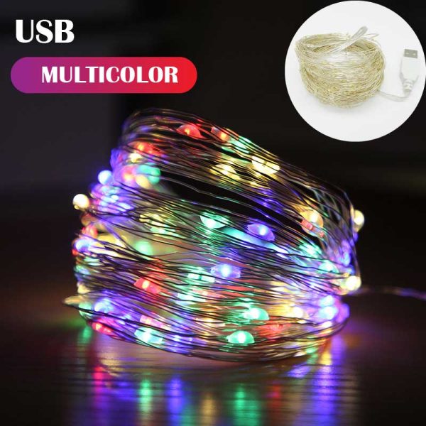 TaffLED Lampu Hias LED String Lights Multifunctional 100 Light 10M - X-100