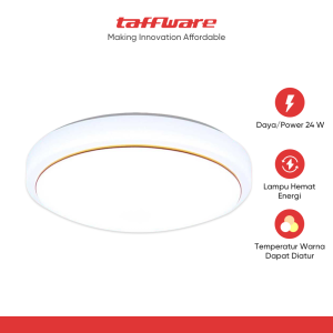 TaffLED Lampu LED Plafon Modern 24 W 26 cm Tri-color - DZ5730