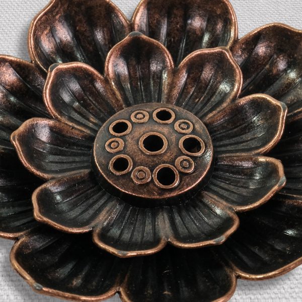 TaffHOME Tempat Dupa Incense Stick Holder Desain Lotus - YN002