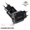 Taffware Charger USB Smartphone Quick Charge QC3.0 3A 18W EU Plug - BC21