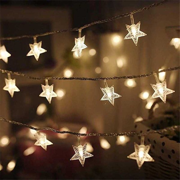 ginee_20250731165700119_6425545271.jpg TaffLED Lampu Hias String Lights Star Shape Waterproof 20 LED 3M - G23