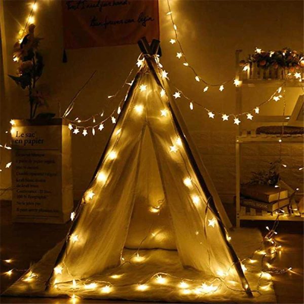 ginee_20250731165700185_6629366998.jpg TaffLED Lampu Hias String Lights Star Shape Waterproof 20 LED 3M - G23