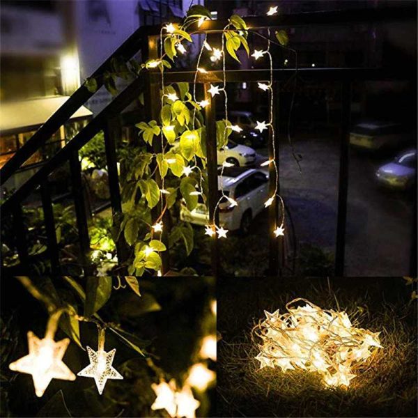 ginee_20250731165700286_8725807476.jpg TaffLED Lampu Hias String Lights Star Shape Waterproof 20 LED 3M - G23