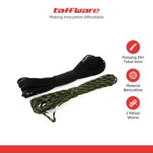 TaffSPORT Tali Paracord Camping Adventure 7 Core 5mm 31M - SS01