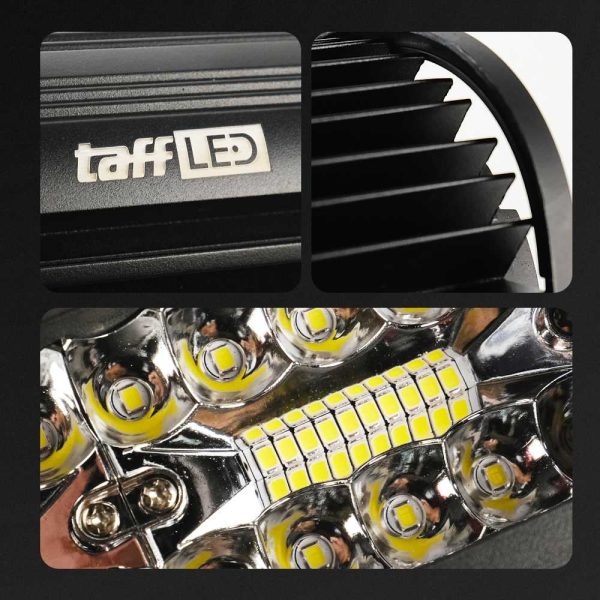 TaffLED Lampu LED Floodlight Foglamp Mobil Truck Cool White IP67 120W - C8-1519