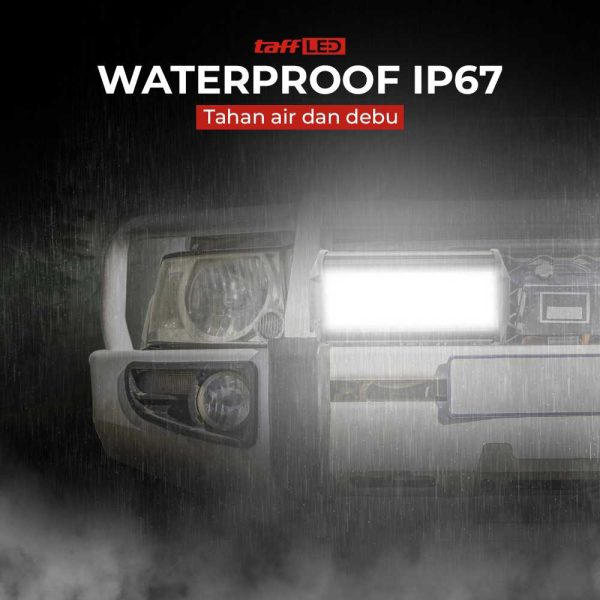 TaffLED Lampu LED Floodlight Foglamp Mobil Truck Cool White IP67 120W - C8-1519