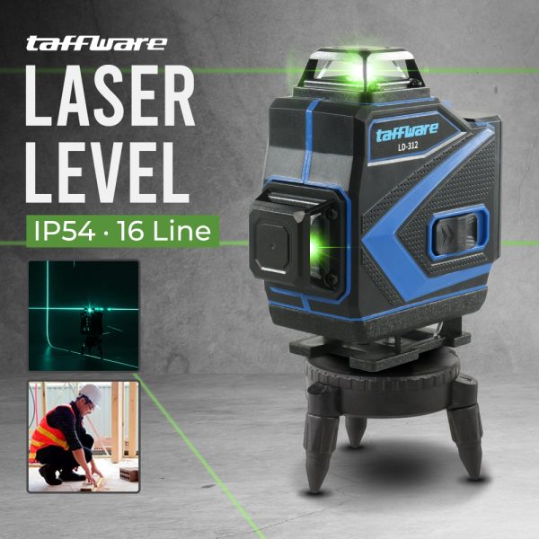 Taffware Mesin Self Leveling Laser High Precision 4D 16 Line Remote - LD-312