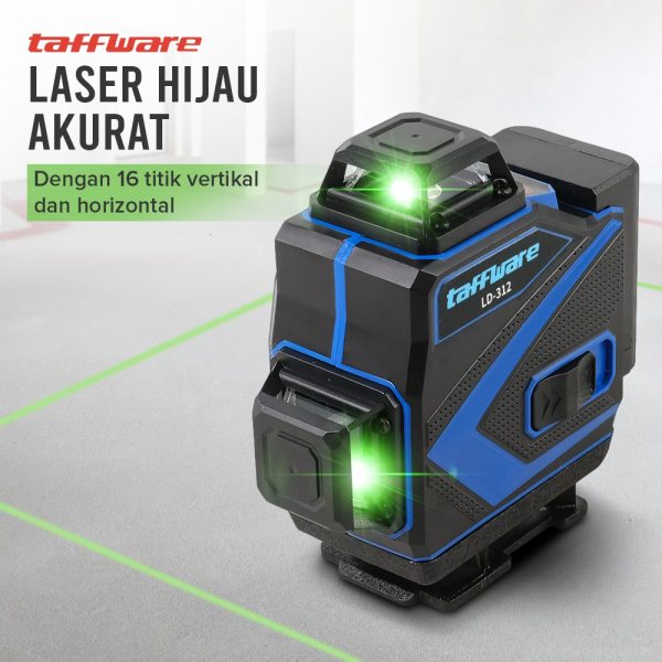 Taffware Mesin Self Leveling Laser High Precision 4D 16 Line Remote - LD-312