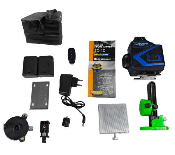 Taffware Mesin Self Leveling Laser High Precision 4D 16 Line Remote - LD-312
