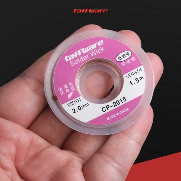 Taffware Pita Pembersih Timah Solder Wick 2.0mm 1.5M - CP-2015