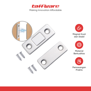TaffHOME Penahan Pintu Magnetic Cabinet Door Stop Catches Closer - DS-08