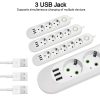 Taffware Stop Kontak USB Port EU Plug 10A 110-250V 2500W - QL-1071U / QL-1072U