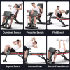 TaffSPORT Alat Fitness Gym Abdominal Latihan Bench Press Foldable - DB022
