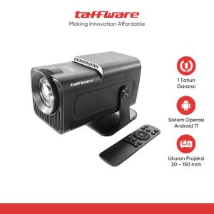 Taffware Proyektor Mini Portable Android 11 WiFi Bluetooth 1080P - HY320