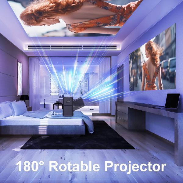 Taffware Proyektor Mini Portable Android 11 WiFi Bluetooth 1080P - HY320