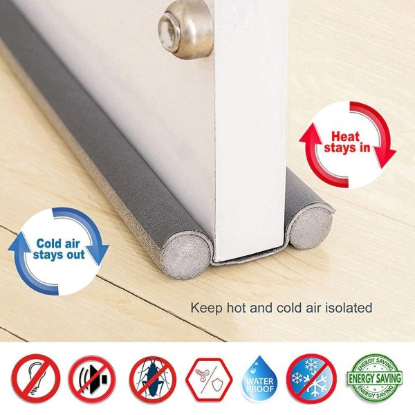 TaffHOME Lis Penghalang Debu Serangga Bawah Pintu Bottom Seal 93 cm - FF53