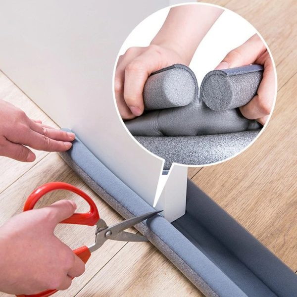 TaffHOME Lis Penghalang Debu Serangga Bawah Pintu Bottom Seal 93 cm - FF53