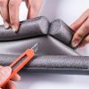 TaffHOME Lis Penghalang Debu Serangga Bawah Pintu Bottom Seal 93 cm - FF53