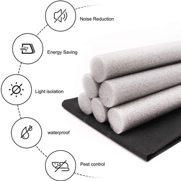 TaffHOME Lis Penghalang Debu Serangga Bawah Pintu Bottom Seal 93 cm - FF53