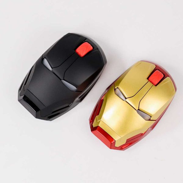 Taffware Mouse Wireless Optical Iron Man 2.4 Ghz - GFSK-M8 - Golden