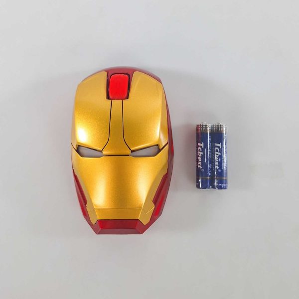 Taffware Mouse Wireless Optical Iron Man 2.4 Ghz - GFSK-M8 - Golden